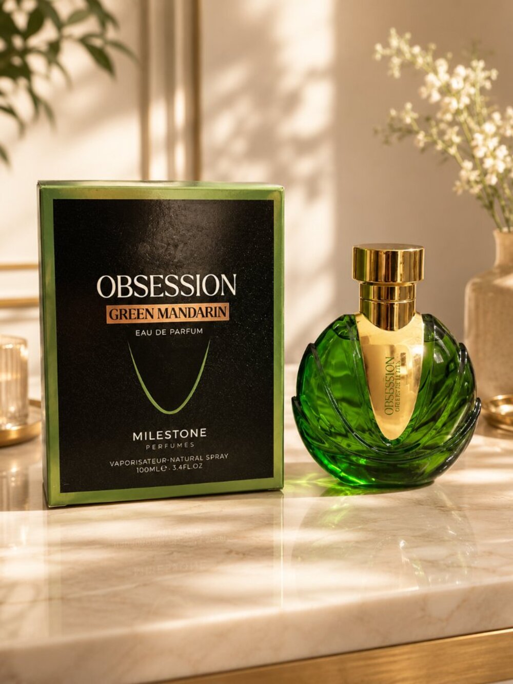 MILESTONE COLLECTION Obsession Green Mandarin eau De parfum 100ml 3.4fl Oz
